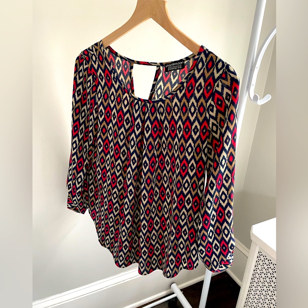 Geometric tunic